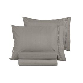 Ζεύγος Μαξιλαροθήκες Color Plus Dark Wenge 50x70 guy Laroche  100% Cotton Percale