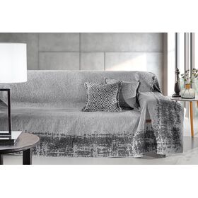 Ριχτάρι Καναπέ Perth Silver (Διθέσιος) 180x250 guy Laroche  37% Cotton-21%polyester-42% Acrylic