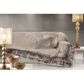 Ριχτάρι Καναπέ Perth Natural (Πολυθρόνας) 180x150 guy Laroche  37% Cotton-21%polyester-42% Acrylic