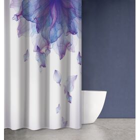 Κουρτίνα Μπάνιου Abstract des 104 με Κρίκους 180x200 Saint Clair  100% Polyester