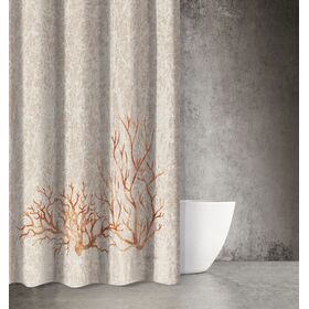 Κουρτίνα Μπάνιου Seawater des 601 με Κρίκους 180x200 Saint Clair  100% Polyester