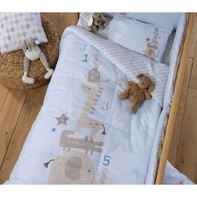 Βρεφικό Πάπλωμα Κούνιας 110x140 nef-nef homeware favorite toys l.blue 100% Βαμβάκι
