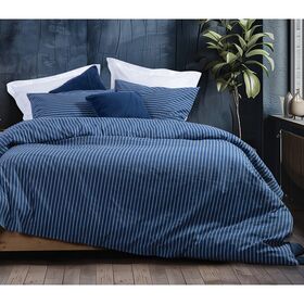 King size Σεντόνια Σετ 4τμχ. 280x270cm Βαμβάκι nautica nau coast - true navy 036522