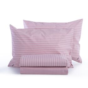 King size Σεντόνια Σετ 4τμχ. 280x270cm Βαμβάκι nautica nau coast - rose 036522