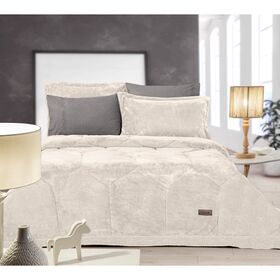 Πάπλωμα - Κουβέρτα Δύο Όψεων Μονή 160x240cm guy laroche prisma - ivory polyester