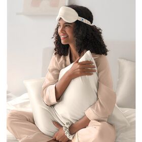 Σετ Ύπνου 3τμχ. Μαξιλάρι, Μάσκα & scrunchie feel and touch beauty sleep - champagne mulberry silk