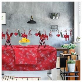 Χριστουγεννιάτικο Τραπεζομάντιλο 140x140  das home christmas line 553