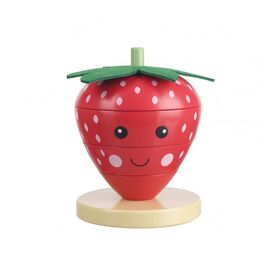 Πυργος Στοίβαξης Φράουλα Orange Tree Toys
