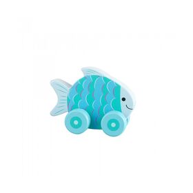 Ψάρι Push & Pull Orange Tree Toys