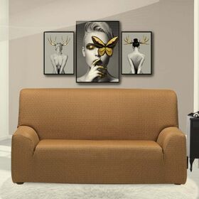 Ελαστικο Καλλυμμα Καναπε 130/180 Sabrina Beige