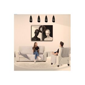 Καπιτονε Καλλυμμα Πολυθρονα 55cm Nikol Silver