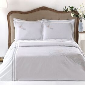 Σετ Παπλωματοθηκη  230χ250 +2 Μαξ/κες Oxford-Rossa Grey