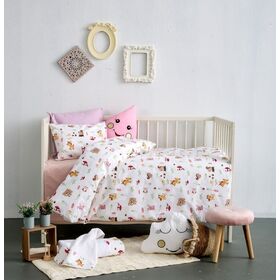 Σετ Σεντονια  Bebe  120x160  Κουνιας - Alfie Pink
