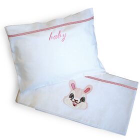 Σετ Σεντ. Bebe Κεντhma 120x160- Bunny Pink