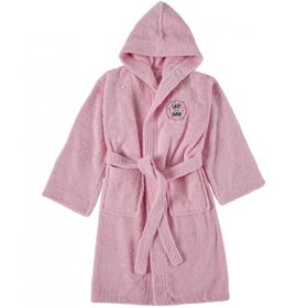 Μπουρνουζι kid με Κουκουλα νο 10 Alden Pink