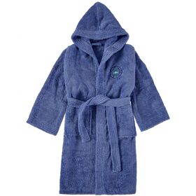 Μπουρνουζι kid με Κουκουλα νο 4 Alden Blue