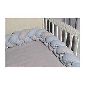 Oliver Baby des 3105 Πλεξούδα Σιέλ-Γκρι Τριπλή Βαμβακερή 20 μ χ 200 εκ.