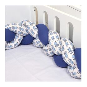 Oliver Baby Des.190 Πλεξούδα Χταποδάκι Μπλε Τριπλή 20x200 100% Βαμβάκι