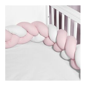 Oliver Baby Des.3120 Πλεξούδα Λευκή-ροζ Τριπλή Βαμβακερή 20x200