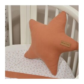 Oliver Baby Des.400 Μαξιλάρι Διακοσμητικό Αστέρι Διπλής  Όψης  Κεραμιδί 37x37