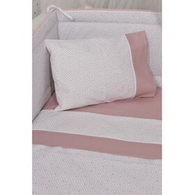 Oliver Baby Des.402 Σεντόνια Κούνιας σετ 3τ -110x170 Σάπιο Μήλο