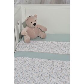 Oliver Baby Des.403 Σεντόνια Λίκνου σετ 2τ -75x110-100% Βαμβάκι Μέντα