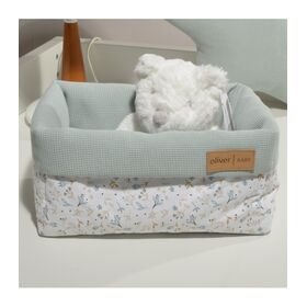 Oliver Baby Des.403 Καλάθι Αποθήκευσης Διπλής Όψης 25x15x13 Ύψος  Μέντα