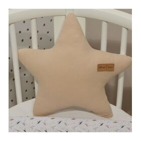 Oliver Baby Des.404 Μαξιλάρι Διακοσμητικό Αστέρι Διπλής Όψης  Μπεζ 37x37