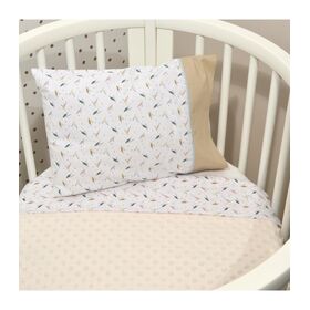 Oliver Baby Des.404 Minky Κουβέρτα Αγκαλιάς Διπλής Όψης Μπεζ 75x95