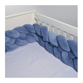 Oliver Baby Des.9280 Πλεξούδα Βελουτέ 24χ200 Ανάγλυφη Μπλε Τετραπλή