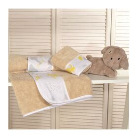 Oliver Baby σετ Πετσέτες Μπεζ 2 τεμ Σχέδιο 203 100% Βαμβάκι 450 Γρμ/τμ - 30χ50 70χ120