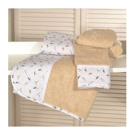 Oliver Baby σετ Πετσέτες Μπεζ 2 τεμ Σχέδιο 404-1 100% Βαμβάκι 450 Γρμ/τμ - 30χ50 70χ120