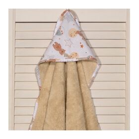 Oliver Baby Μπουρνούζι Μπεζ Σχέδιο 410-1 75χ75 100% Βαμβάκι 450grs/sqm Oliver Baby