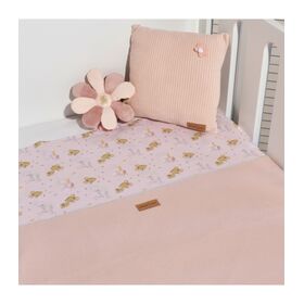 Oliver Baby Des.412  Καλοκαιρινή Κουβέρτα Διπλής Όψης  ροζ  75x95