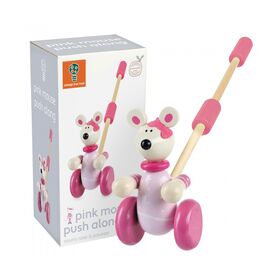 Παιχνίδι Ώθησης Pink Mouse Orange Tree Toys