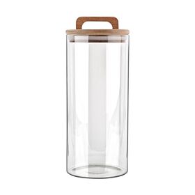 ESTIA ΔΟΧΕΙΟ ΑΠΟΘΗΚΕΥΣΗΣ ALLURE ΓΥΑΛΙΝΟ 1300ml 10x10x22cm