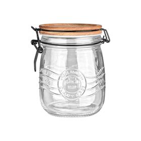 ESTIA ΔΟΧΕΙΟ ΑΠΟΘΗΚΕΥΣΗΣ ALLURE ΓΥΑΛΙΝΟ 750ml ΜΕ ΚΛΙΠ ΚΑΠΑΚΙ