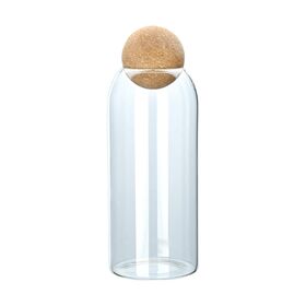 ESTIA ΔΟΧΕΙΟ ΑΠΟΘΗΚΕΥΣΗΣ ΓΥΑΛΙΝΟ 950ml ΜΕ ΚΑΠΑΚΙ ΦΕΛΛΟΥ