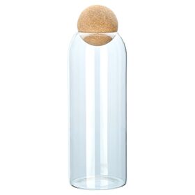 ESTIA ΔΟΧΕΙΟ ΑΠΟΘΗΚΕΥΣΗΣ ΓΥΑΛΙΝΟ 1300ml ΜΕ ΚΑΠΑΚΙ ΦΕΛΛΟΥ