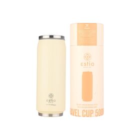 ESTIA ΘΕΡΜΟΣ TRAVEL CUP SAVE THE AEGEAN 500ml LILY WHITE