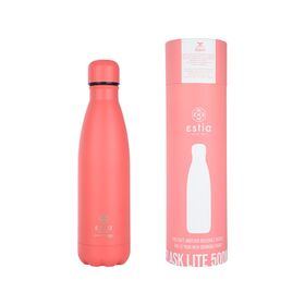 ESTIA ΘΕΡΜΟΣ FLASK LITE SAVE THE AEGEAN 500ml FUSION CORAL