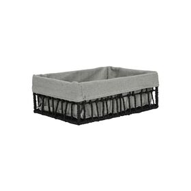 ESTIA ΚΑΛΑΘΙ ΑΠΟΘΗΚΕΥΣΗΣ & ΟΡΓΑΝΩΣΗΣ NEST 28×20×10cm ΜΑΥΡΟ