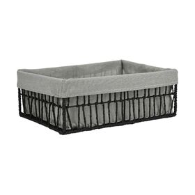 ESTIA ΚΑΛΑΘΙ ΑΠΟΘΗΚΕΥΣΗΣ & ΟΡΓΑΝΩΣΗΣ NEST 36×27×13cm ΜΑΥΡΟ