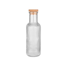 ESTIA ΜΠΟΥΚΑΛΙ ΓΥΑΛΙΝΟ 1000ml ΑΝΑΓΛΥΦΟ ΜΕ ΦΕΛΛΟ ΔΙΑΦΑΝΟ