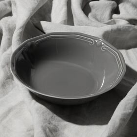 ESTIA ΣΑΛΑΤΙΕΡΑ ATHÉNÉE ΠΟΡΣΕΛΑΝΙΝΗ ΑΝΑΓΛΥΦΗ 23cm GREY