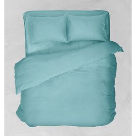 Σεντόνι με Λάστιχο 100x200+25 Μονό Basic Τουρκουάζ