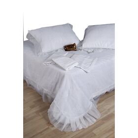 Σετ Κουβερτώριο Υπέρδιπλο 240x250 1012 Λευκό