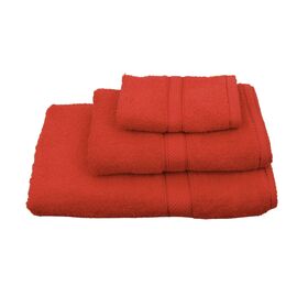 Σετ 3 τεμ Πετσέτες 30x50, 50x100, 70x140 Classic Κόκκινο