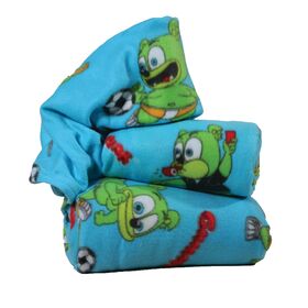 Κουβέρτα Fleece Κούνιας 115x155 Gummy Bear Τουρκουάζ
