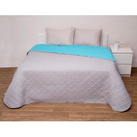 Κουβερτώριο Δίχρωμο Υπέρδιπλο 220x240 5100 Γκρι/τουρκουάζ